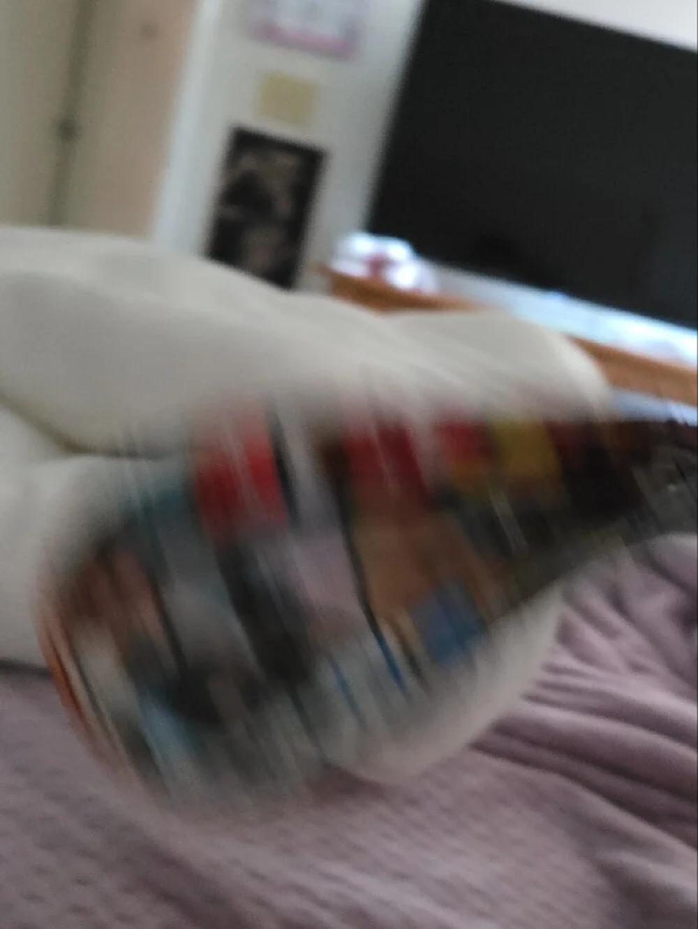 Magazine Collage Clutch Bag with Gold Trim